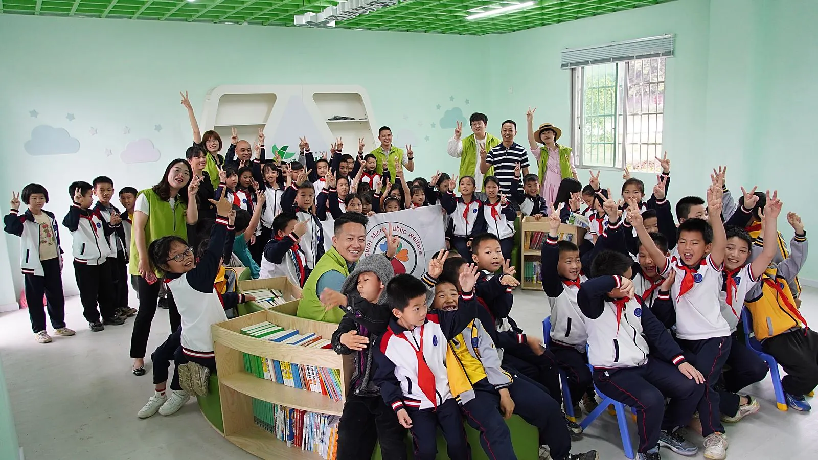 Jingwei Dream Room classroom built by Linktrans